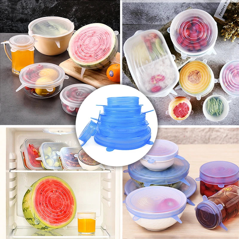 Reusable Silicone Stretch Lids