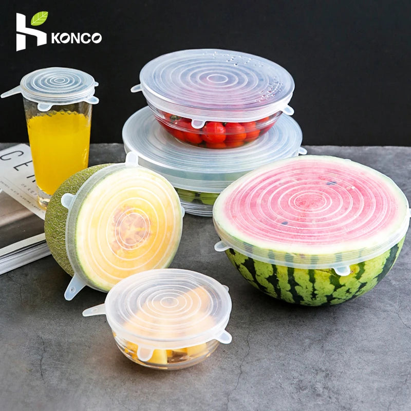 Reusable Silicone Stretch Lids