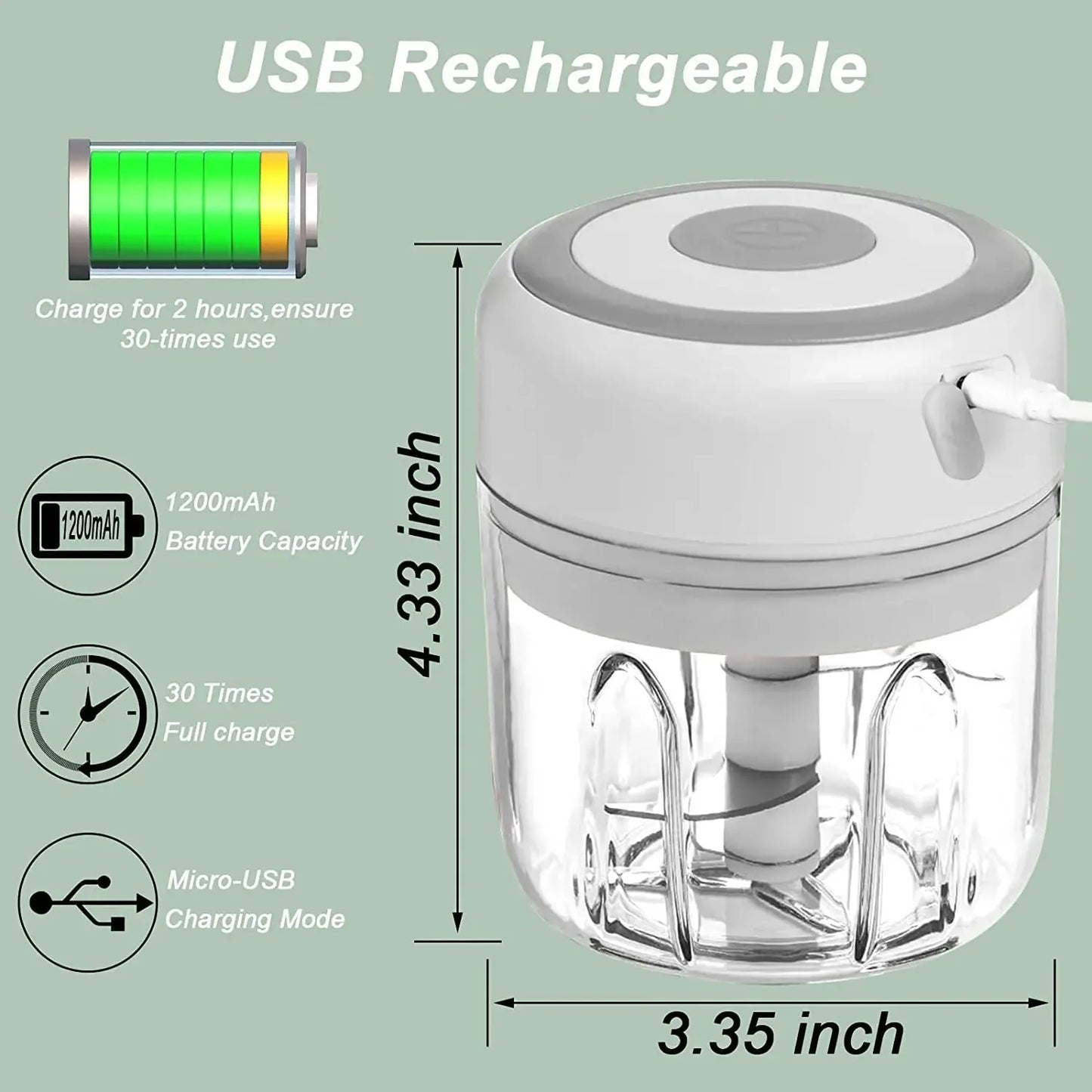 Electric Mini Food Chopper