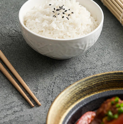 White Porcelain Rice Bowl