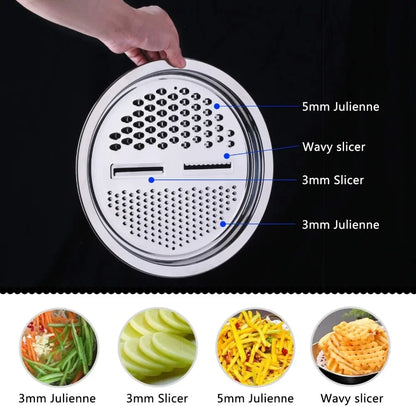 Vegetable Slicer & Grater with Drain Basket