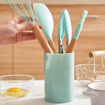 Piece Silicone Kitchen Utensil Set