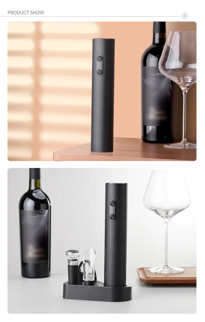 Electric Wine Bottle Opener Set