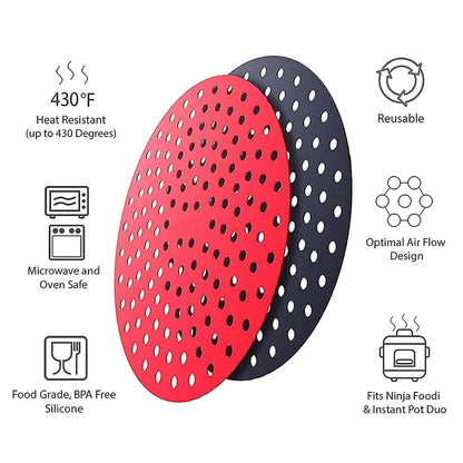 Reusable Silicone Air Fryer Mat