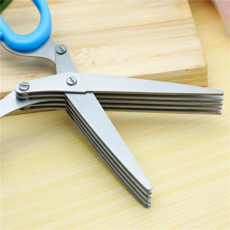 5-Layer Blade Herb Scissors