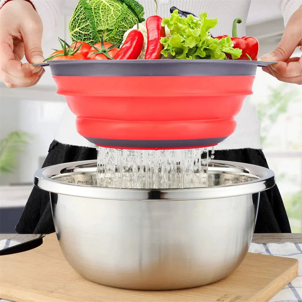 Folding Round Colander