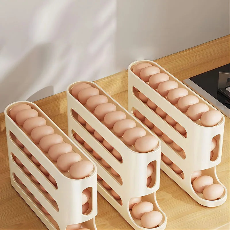 4-Layer Rolling Egg Holder