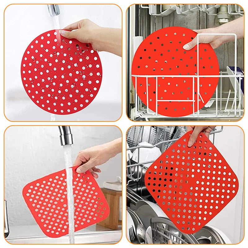 Reusable Silicone Air Fryer Mat