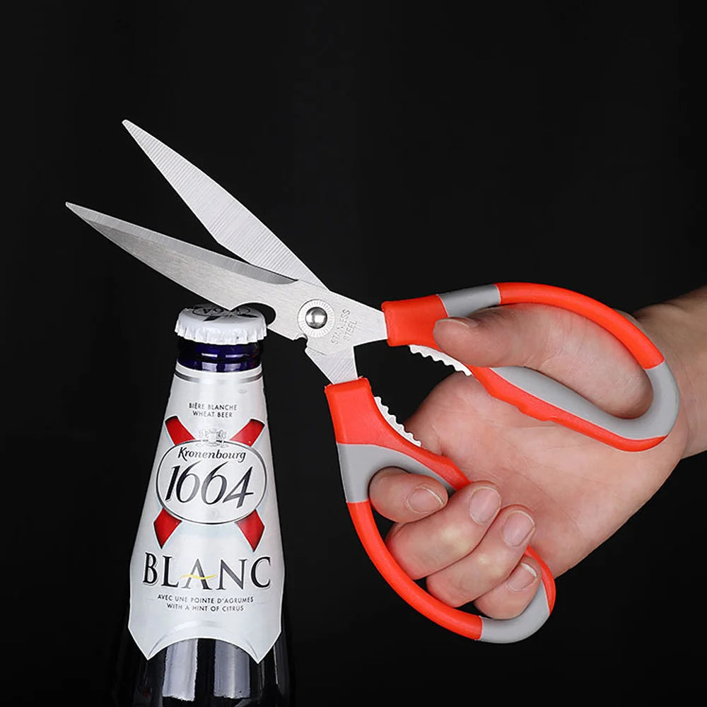 Multifunctional Stainless Steel Kitchen Scissors