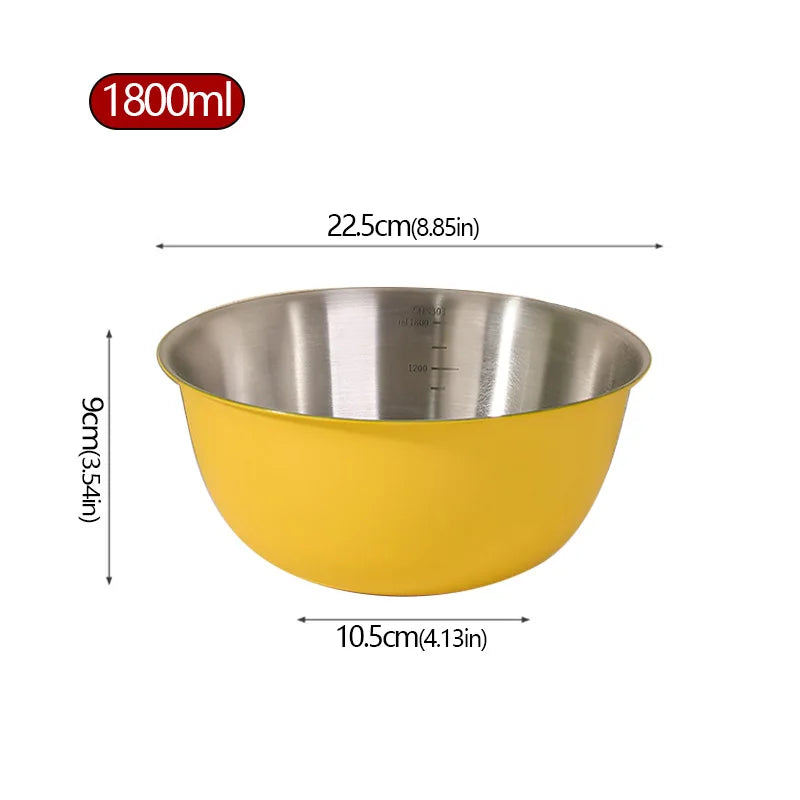 Stainless Steel Salad Basin