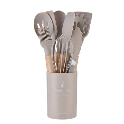 Piece Silicone Kitchen Utensil Set