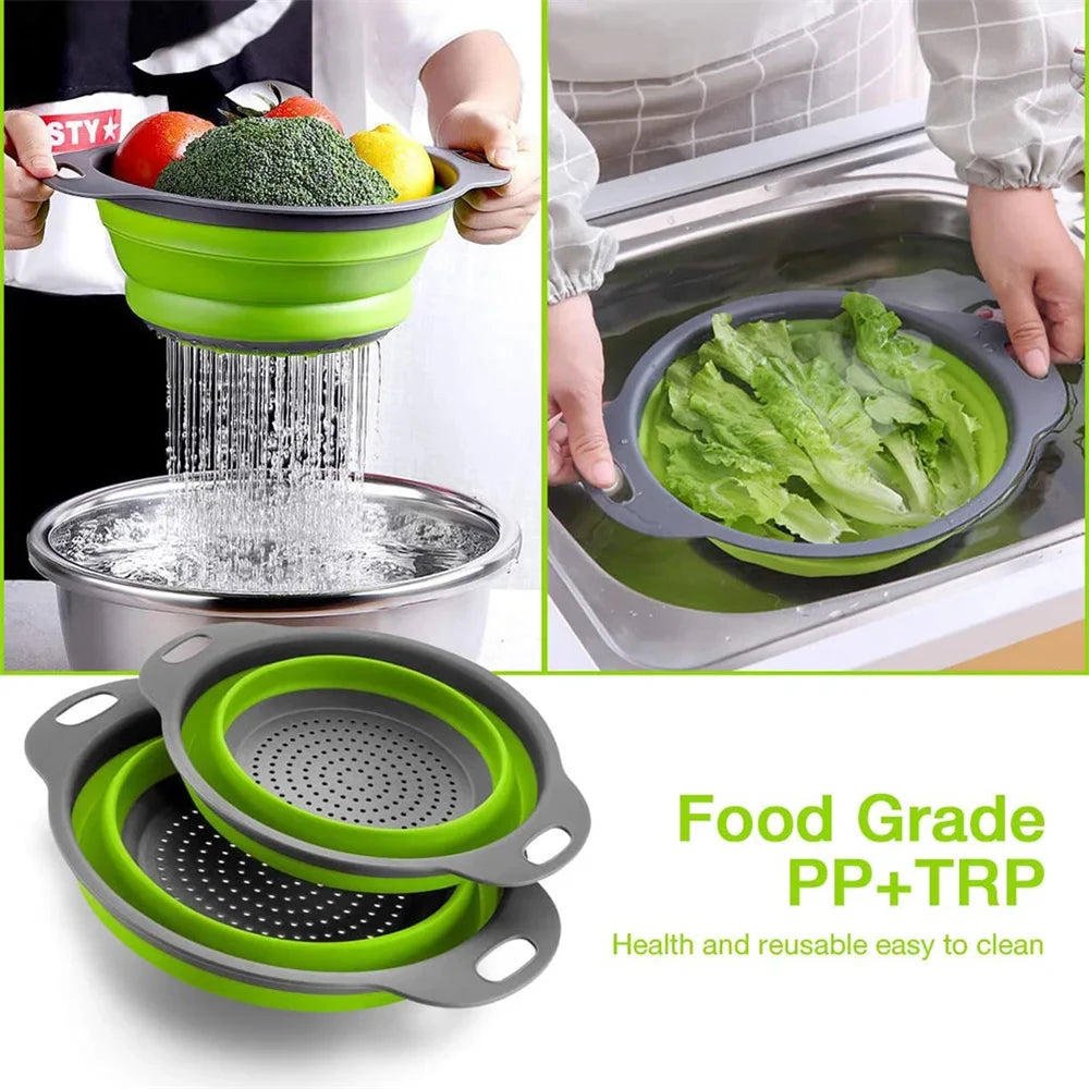 Folding Round Colander