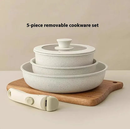 Removable Handle Kitchen Cookware Set