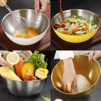 Stainless Steel Salad Basin