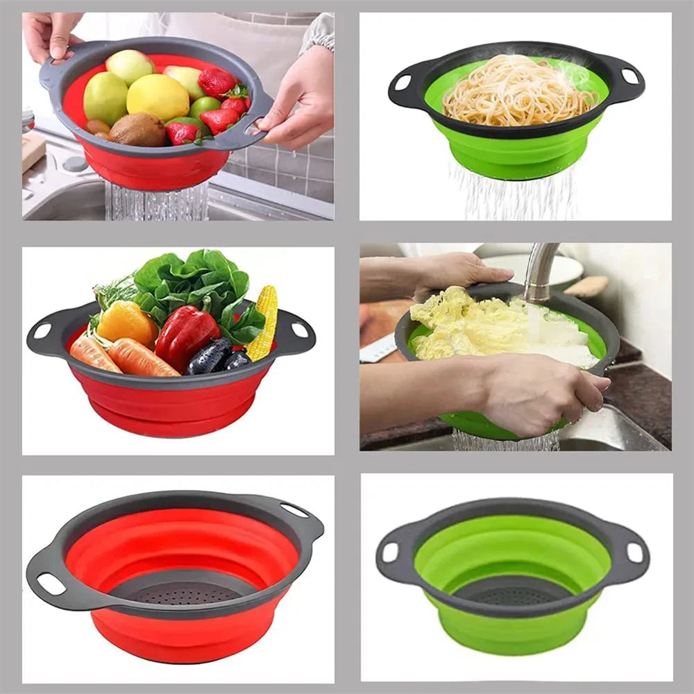 Folding Round Colander