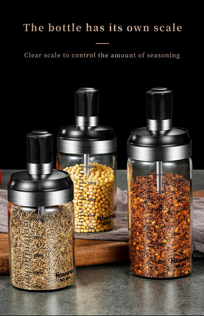 Spice Jar Organiser With Spoons