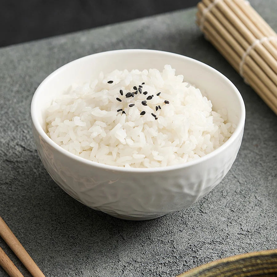 White Porcelain Rice Bowl