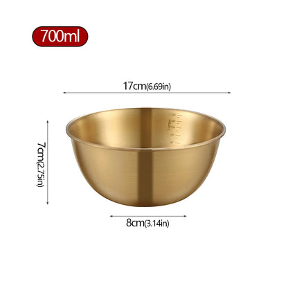 Stainless Steel Salad Basin