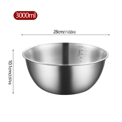 Stainless Steel Salad Basin