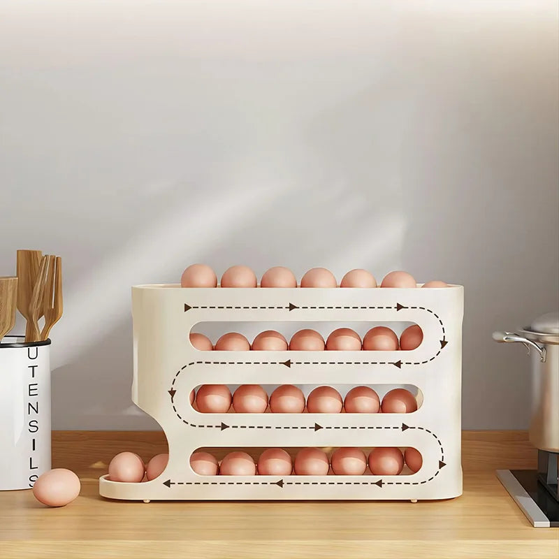 4-Layer Rolling Egg Holder