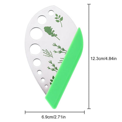 Stainless Steel Herb Stripping Tool