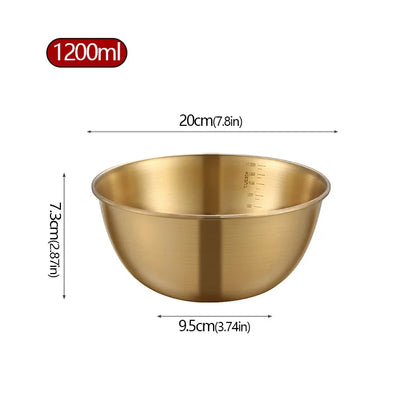 Stainless Steel Salad Basin