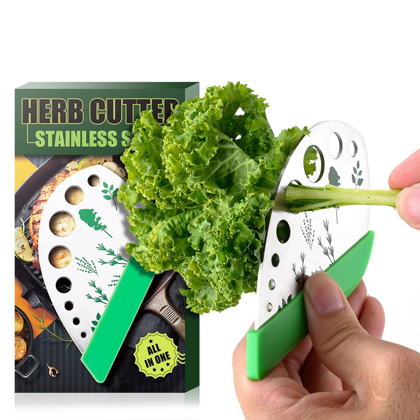 Stainless Steel Herb Stripping Tool