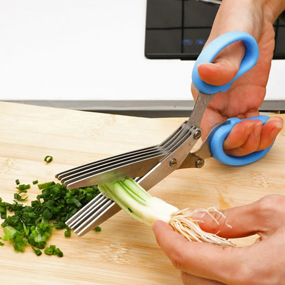 5-Layer Blade Herb Scissors