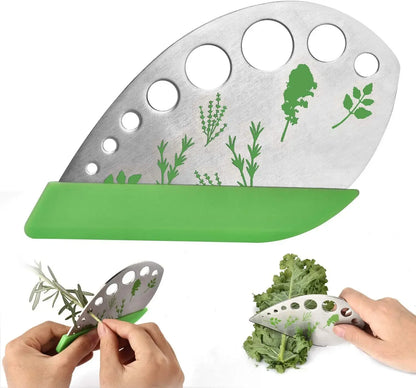 Stainless Steel Herb Stripping Tool