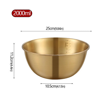 Stainless Steel Salad Basin