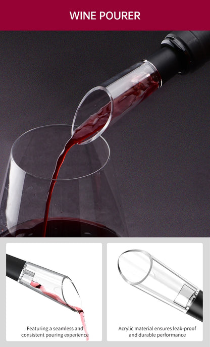 Electric Wine Bottle Opener Set