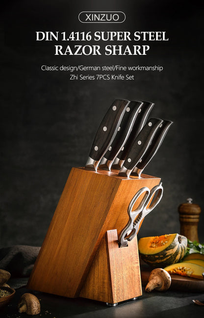 Xinzuo Professional 7-Piece Knife Set