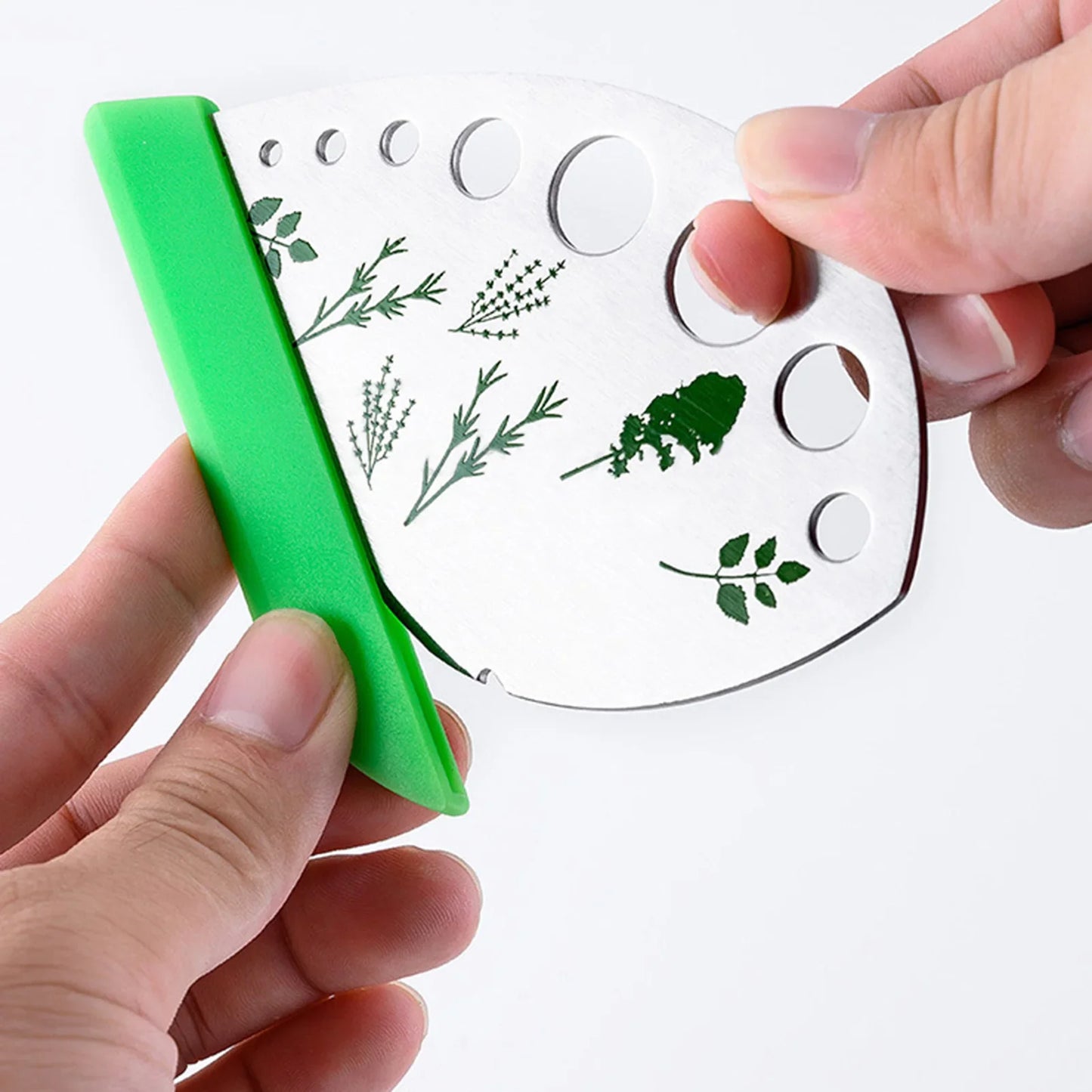 Stainless Steel Herb Stripping Tool