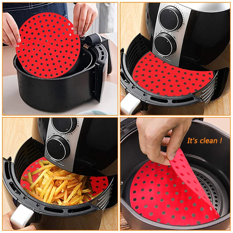 Reusable Silicone Air Fryer Mat