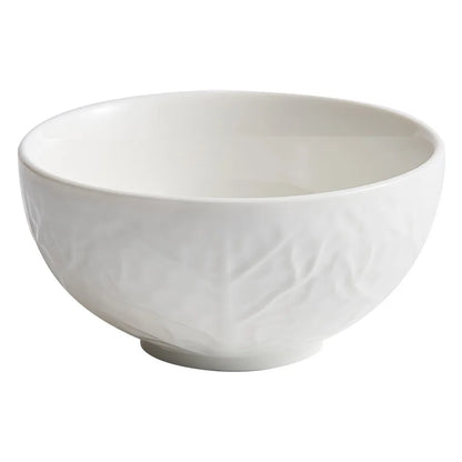 White Porcelain Rice Bowl