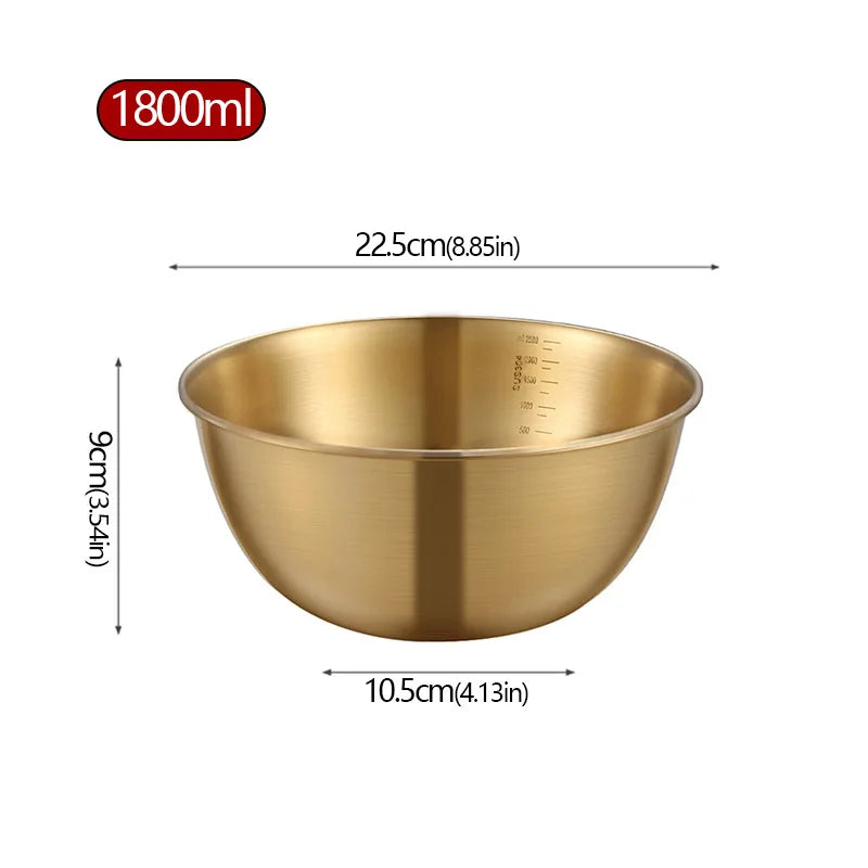 Stainless Steel Salad Basin