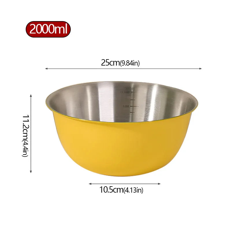 Stainless Steel Salad Basin