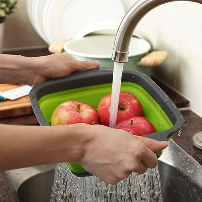 Silicone Collapsible Fruit & Vegetable Colander