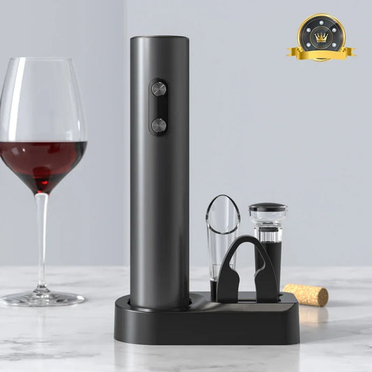 Electric Wine Bottle Opener Set