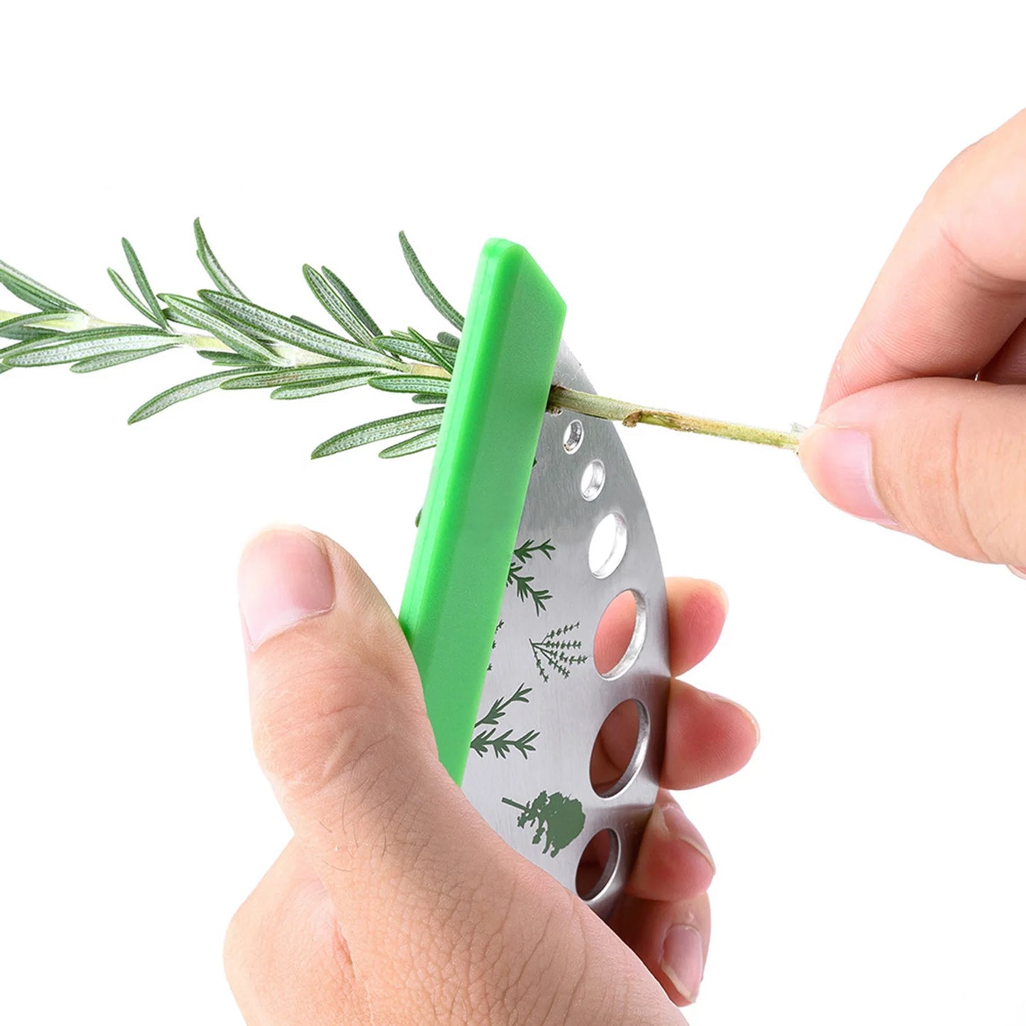 Stainless Steel Herb Stripping Tool