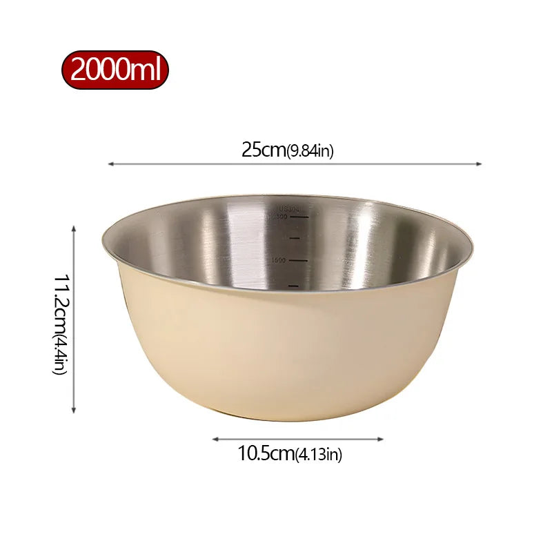 Stainless Steel Salad Basin