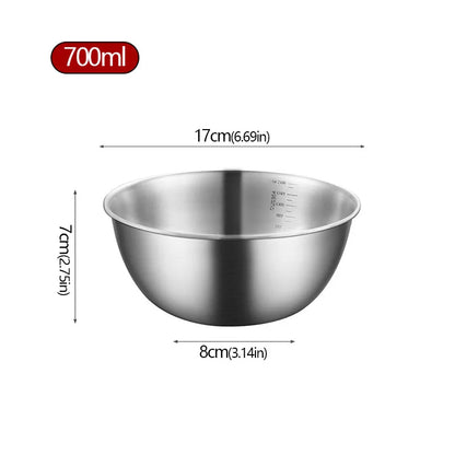 Stainless Steel Salad Basin